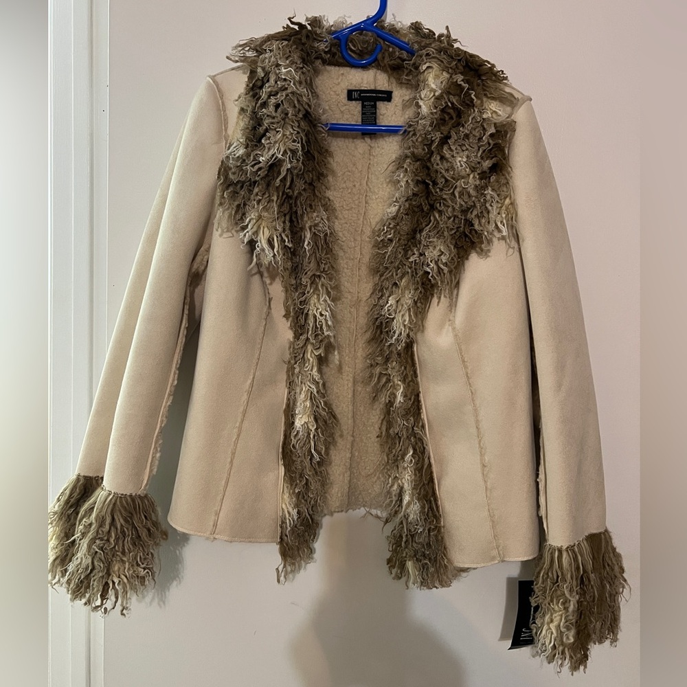 INC International Concepts NWT SHERPA jacket